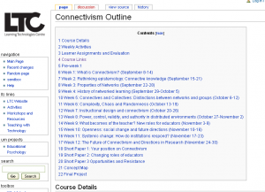 Connectivism Course Wiki